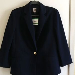 Anne Klein navy blazer